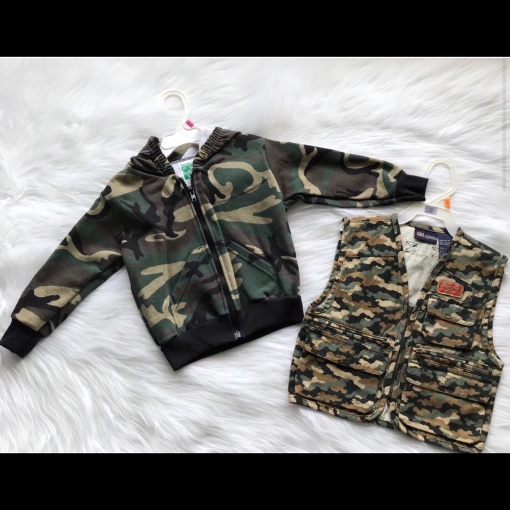 Camo Jacket and Vest